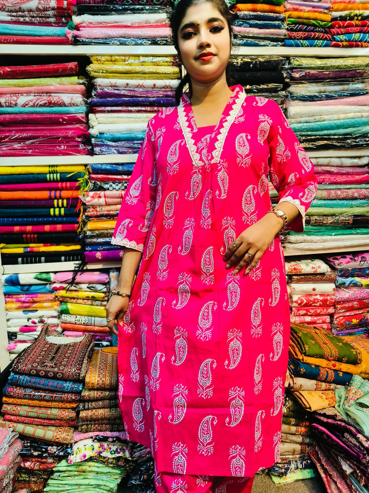 Pure cotton Long Co Ords 2piece Set - Image 3