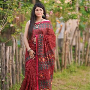 Premium Cotton Boutique Saree  – Comfortable Daily & Festive Wear