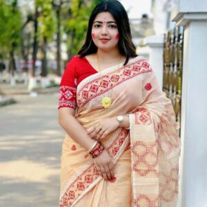 Premium Cotton Boutique Saree  – Comfortable Daily & Festive Wear