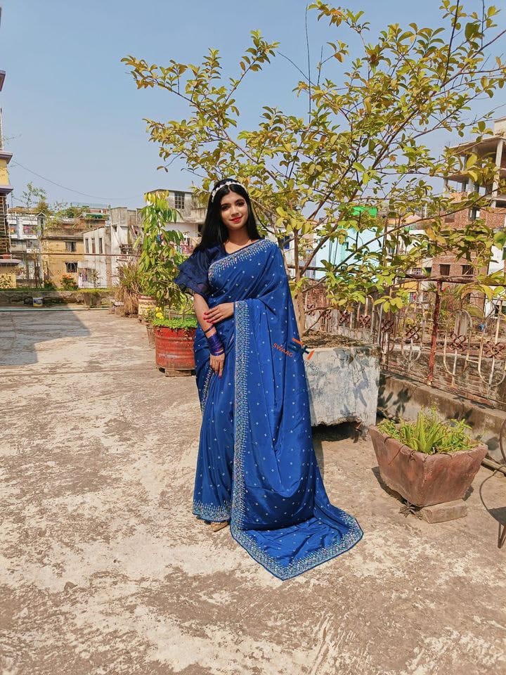 Premium Quality Viral Purnima Saree With Blouse Piece | Party Wear saree