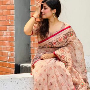 Premium Cotton Boutique Saree  – Comfortable Daily & Festive Wear