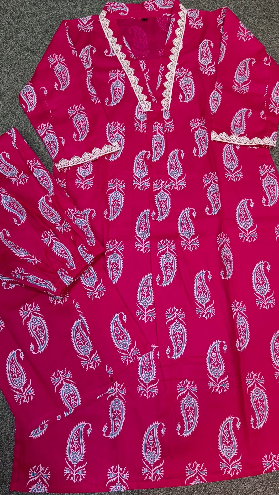 Pure cotton Long Co Ords 2piece Set - Image 4