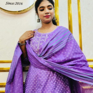 Grace in every thread | Pure cotton boutique Anarkali dress —exclusively by Swaag Heritage.