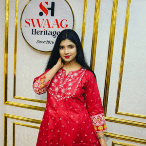 2-Piece Long Anarkali Dress with Sequence and Embroidery work