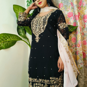 Pakistani inspired design Sarara Gharara Dress