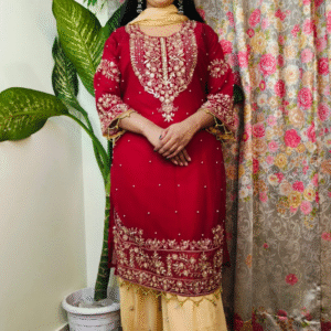 Pakistani inspired design Sarara Gharara Dress
