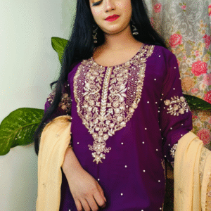 Pakistani inspired design Sarara Gharara Dress