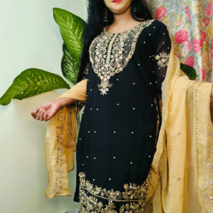 Pakistani inspired design Sarara Gharara Dress