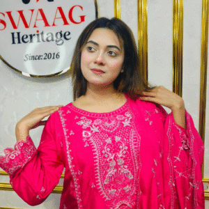 Chinon Soft Silk Embroidered Organza 3-Piece Set