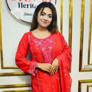 premium-chiffon Georgette Embroidered 3-Piece Set